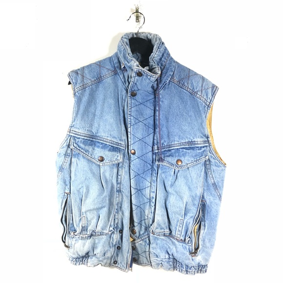 American Vintage Other - Vintage Denim DOWN Vest 

SIZE Large